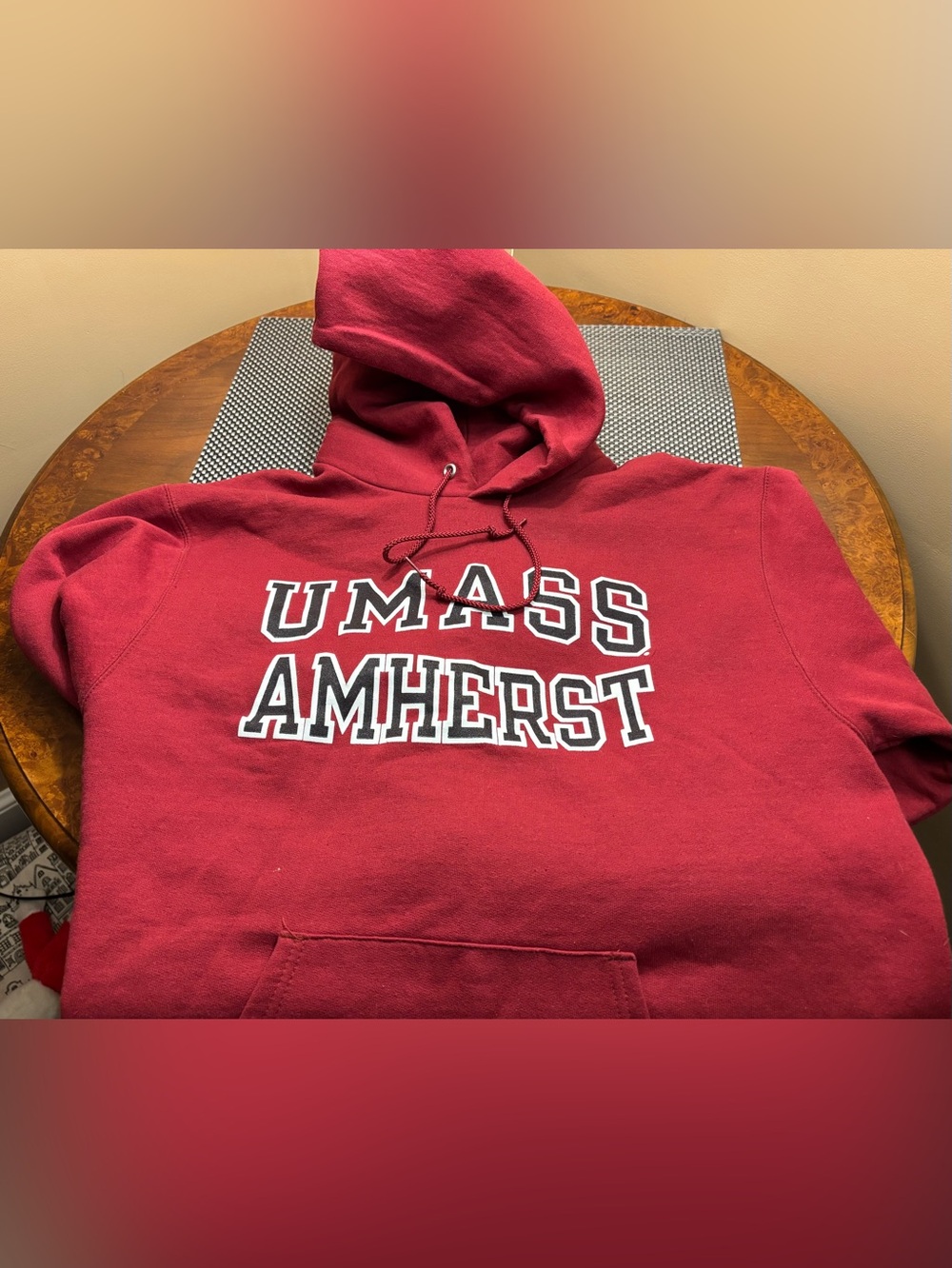 Champion Maroon UMass Amherst Hoodie